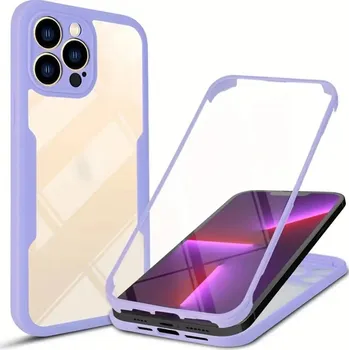 Pouzdro na mobilní telefon Techsuit ColorVerse 360 Series Screen Protector iPhone 13 Pro Max Purple