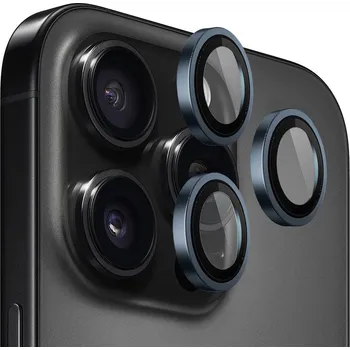 Blueo Original Metal Frame chránič čočky iPhone 15 Pro Max modrý