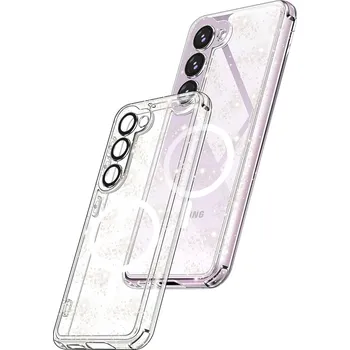 Pouzdro na mobilní telefon Techsuit SparkleSkin MagSafe Series Samsung Galaxy S23 Plus Clear