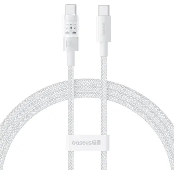 Baseus Data Cable Gem Type-C 100W 2m Měsíční bílá