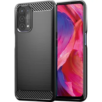 Techsuit Karbon Silikon Černý Oppo A54 5G A74 5G OnePlus Nord N200 5G
