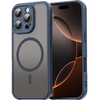 Pouzdro na mobilní telefon Techsuit HaloFrost II MagSafe pro iPhone 16 Pro v námořnické modré