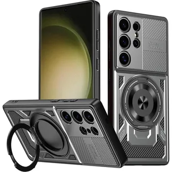 Pouzdro na mobilní telefon Techsuit RuggedCam pro Samsung Galaxy S23 Ultra šedý