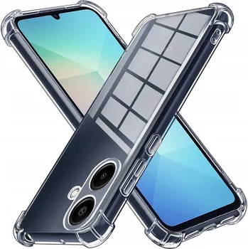 Pouzdro na mobilní telefon Techsuit nárazuvzdorný průhledný silikon Samsung Galaxy A06 průhledný