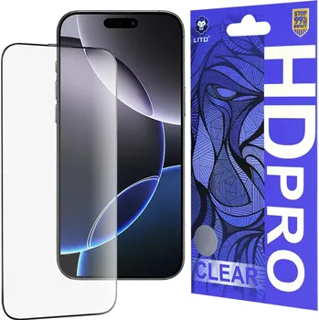 Lito HD Pro Clear pro iPhone 16 Pro Max černý