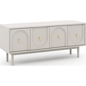 Televizní stolek TV stolek Mazoma 154 cm kašmír/zlatý