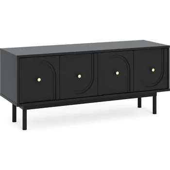 Televizní stolek TV stolek Mazoma 154 cm černý/zlatý