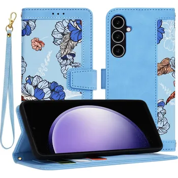 Pouzdro na mobilní telefon Techsuit FlipCraft Samsung Galaxy S23 FE Živá modrá