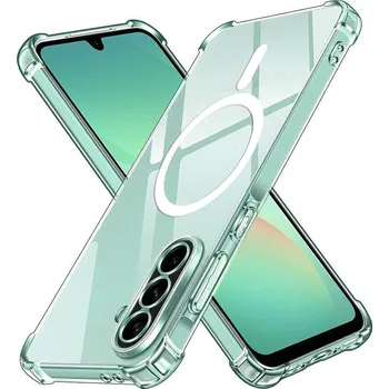 Pouzdro na mobilní telefon Techsuit Shockproof průhledný silikonový MagSafe pro Samsung Galaxy A26 5G průhledný