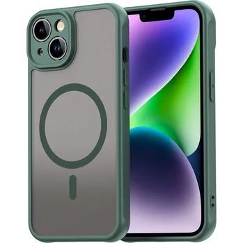 Pouzdro na mobilní telefon Techsuit HaloFrost II MagSafe pro iPhone 13 zelený