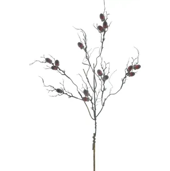 umělá květina umělá větev, Přírodní větev se žaludem 88 cm