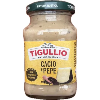 Omáčka TIGULLIO - omáčka s pecorinem a pepřem - bez lepku 185 gr