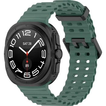 Řemínek na hodinky Techsuit řemínek Samsung Galaxy Watch Ultra 47mm Watch Ultra 2 zelený