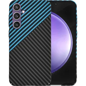 Pouzdro na mobilní telefon Techsuit Carbonite FiberShell Samsung Galaxy S23FE BluePulse