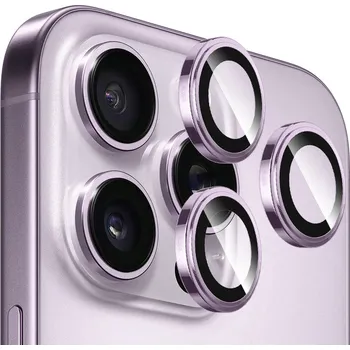 Blueo Sapphire Crystal Original sklo objektivu iPhone 14 Pro/Pro Max fialová