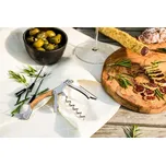 Laguiole Style de Vie Luxury vývrtka na víno stříbrná/olivová