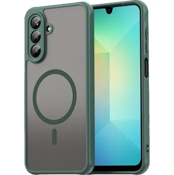 Pouzdro na mobilní telefon Techsuit HaloFrost II MagSafe pro Samsung Galaxy A26 5G zelený