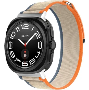 Řemínek na hodinky Techsuit řemínek pro Samsung Galaxy Watch Ultra 47mm Ultra 2 oranžová béžová