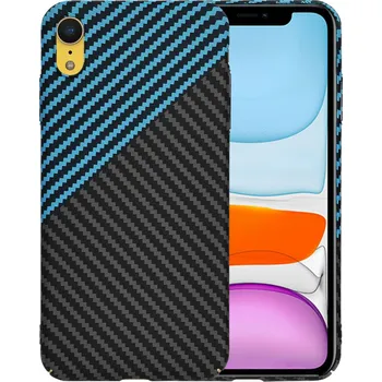 Pouzdro na mobilní telefon Techsuit Carbonite FiberShell pouzdro iPhone XR modré