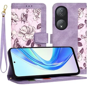 Pouzdro na mobilní telefon Techsuit FlipCraft Honor X7b X7b 5G 90 SMART Tajemná Fialová