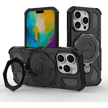 Pouzdro na mobilní telefon Techsuit Carbon Shield PRO pro iPhone 16 Pro černý