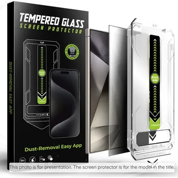 Techsuit TitanGlass CrystalHD pro Samsung Galaxy S25/S24 Privacy černá