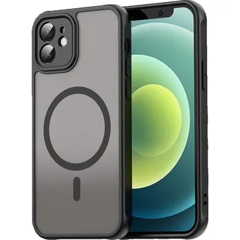 Pouzdro na mobilní telefon Techsuit HaloFrost II MagSafe pro iPhone 12 černý