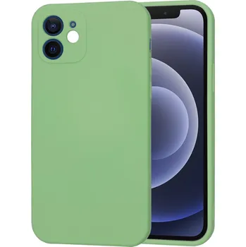 Pouzdro na mobilní telefon Techsuit SoftFlex iPhone 12 mátově zelený