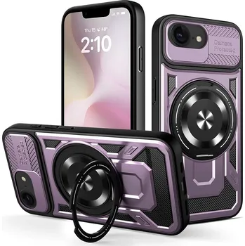 Pouzdro na mobilní telefon Techsuit RuggedCam pro iPhone 16e fialová