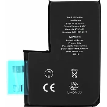 Baterie pro mobilní telefon Baterie pro smartphone iPhone 13 Pro Max 4352mAh černá bez flex kabelu