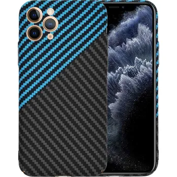 Pouzdro na mobilní telefon Techsuit Carbonite FiberShell iPhone 11 Pro Blue Pulse