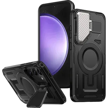 Pouzdro na mobilní telefon Pouzdro Techsuit CamVault MagSafe pro Samsung Galaxy S23 FE černé