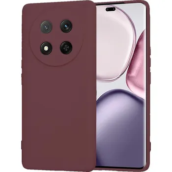 Pouzdro na mobilní telefon Techsuit SoftFlex Honor Magic7 Lite X9c švestkově červený