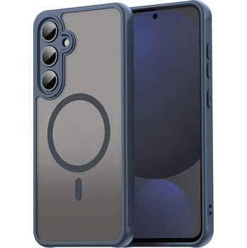 Pouzdro na mobilní telefon Techsuit HaloFrost II MagSafe pro Samsung Galaxy S24 FE tmavě modrá