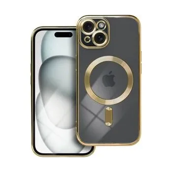 Pouzdro na mobilní telefon Kryt ELECTRO MAG COVER kompatibilní s MagSafe pro IPHONE 15 zlatý - OEM + zdarma možnost vyzkoušet a vrátit zboží do 30 dní