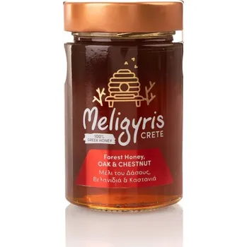 Řecký lesní med "Dub+Kaštan", květový 450 g, MELIGYRIS-expirace