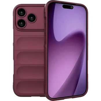Pouzdro na mobilní telefon Techsuit Magic Shield pro iPhone 17 Pro v barvě bordeaux
