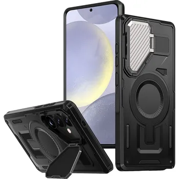 Pouzdro na mobilní telefon Pouzdro Techsuit CamVault MagSafe pro Samsung Galaxy S24 Plus černé