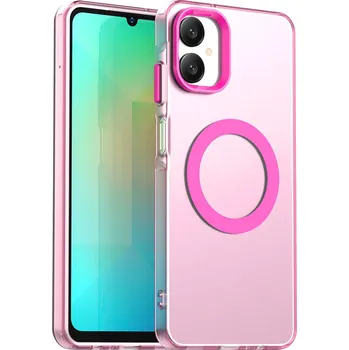 Pouzdro na mobilní telefon Techsuit CandyCase MagSafe pro Samsung Galaxy A06 růžová