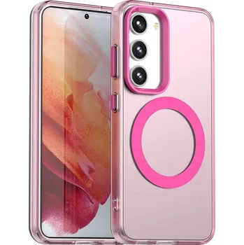 Pouzdro na mobilní telefon Techsuit CandyCase MagSafe pro Samsung Galaxy S23 Plus růžová