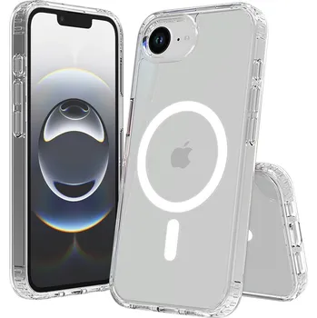 Pouzdro na mobilní telefon Techsuit MagSafe Pro pro iPhone 16e průhledný