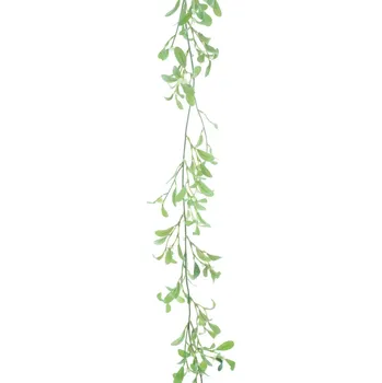 umělá květina uměla girlanda, Jmelí girlanda krémově zelená 160 cm