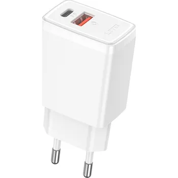 Lito Wall Charger LC09 Type-C USB PD20W QC3.0 Rychlonabíječka Bílá