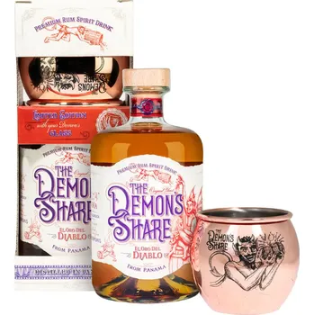 Rum The Demon's Share 40% 0,7 l (dárkové balení Plechový Kotlík)