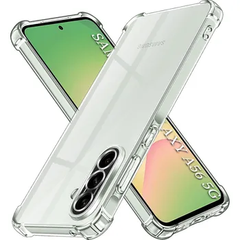 Pouzdro na mobilní telefon Techsuit Shockproof průhledný silikon Samsung Galaxy A56 5G průhledný