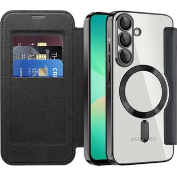 Pouzdro na mobilní telefon Pouzdro na knihu Techsuit SmartMag pro Samsung Galaxy A26 5G černé