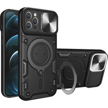 Pouzdro na mobilní telefon Techsuit CamGuard Pro iPhone 12 Pro Max Černá