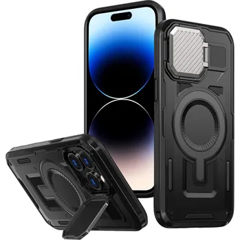 Pouzdro na mobilní telefon Techsuit CamVault MagSafe pro iPhone 14 Pro černý