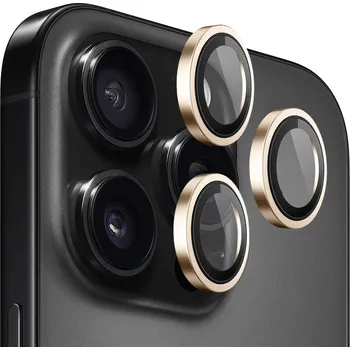 Blueo Original Metal Frame Lens Protector iPhone 13 Pro/Pro Max Zlatý
