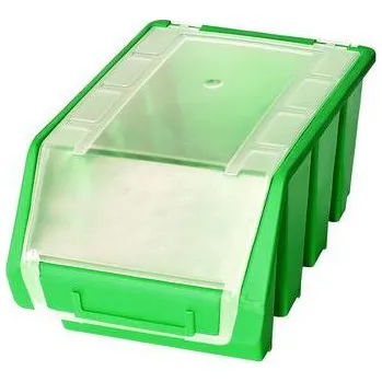 Úložný box Plastové boxy Ergobox 3 - Plus 12,6 x 17 x 24 cm Jméno: Plastový box Ergobox 3 Plus, zelený